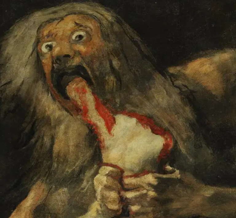 Francisco Goya, Oğlunu Yiyen Satürn, Kara Resimler,
