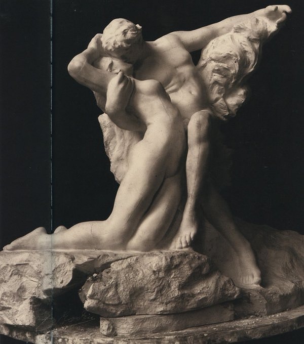 Auguste Rodin’in "Öpücük" adlı eseri.