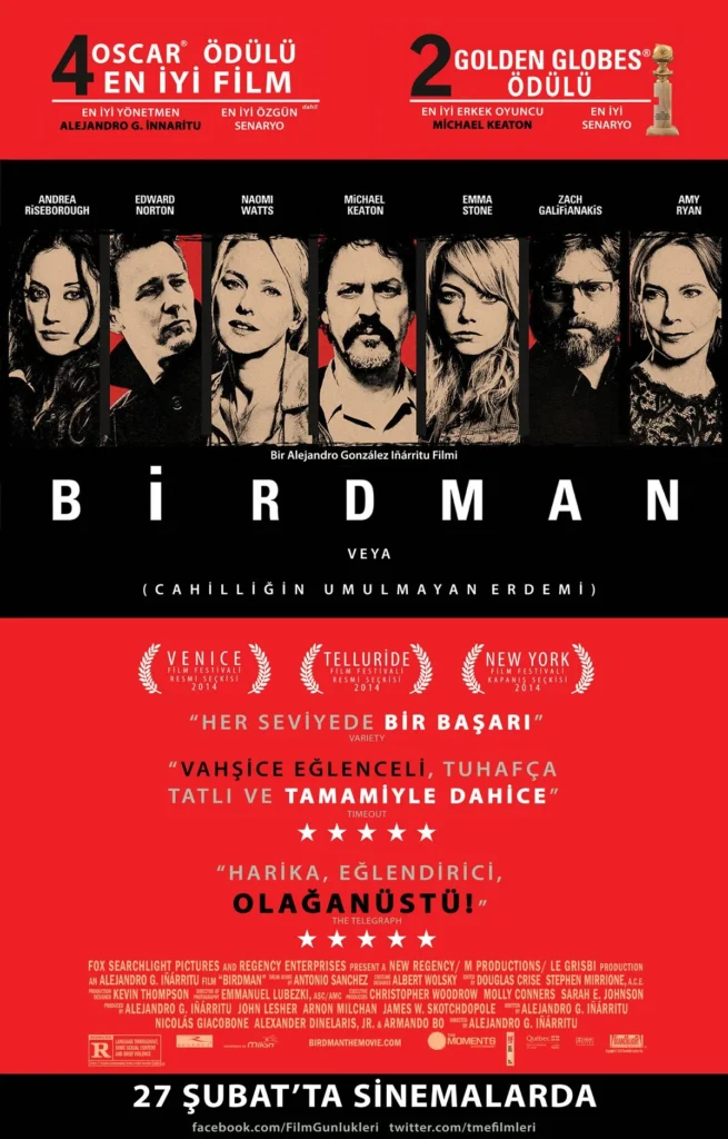 Birdman (2014) – Alejandro González Iñárritu