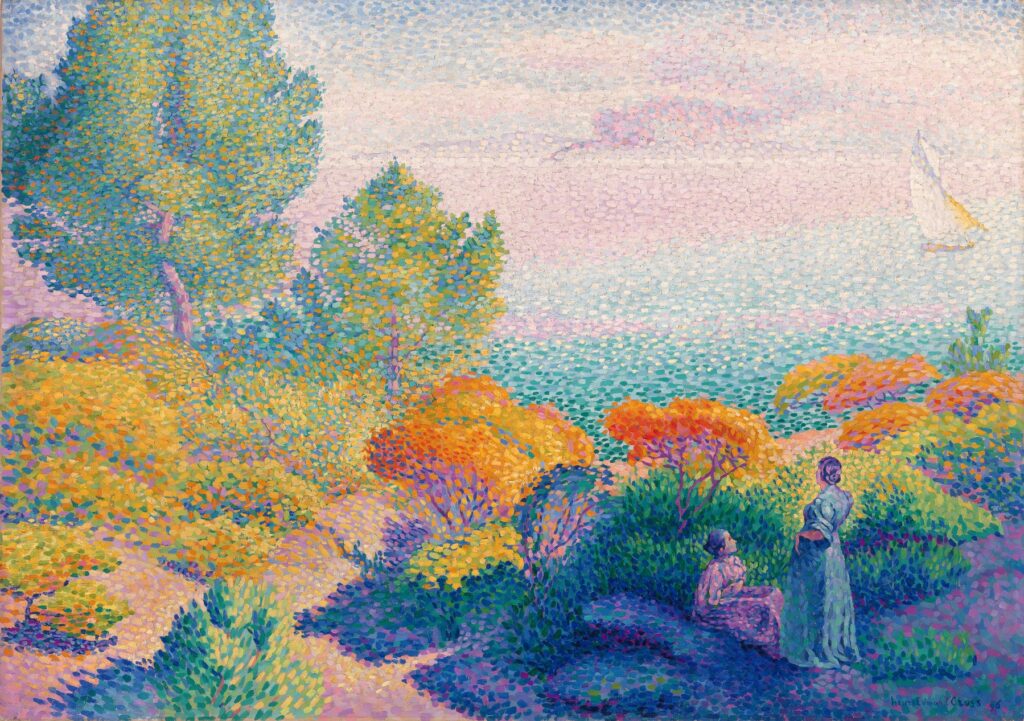 Henri-Edmond Cross - Sahilde Kadınlar