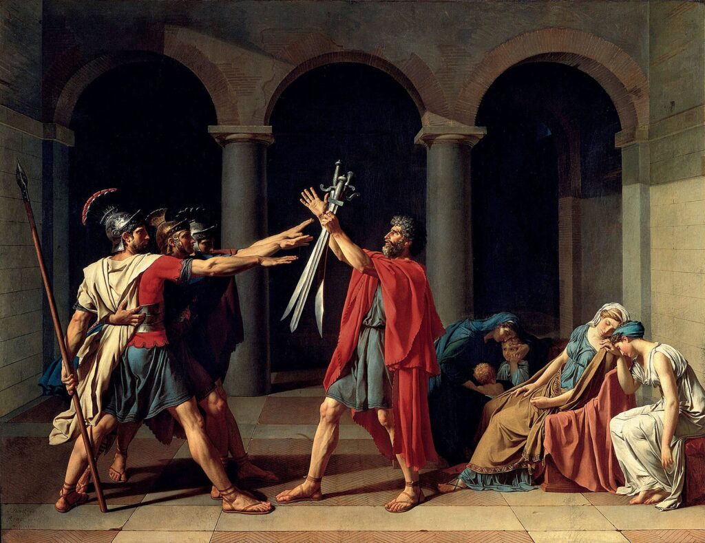 Neoklasizm: Akılcılık ve Klasik Sanata Dönüş Jacques Louis David Le Serment des Horaces