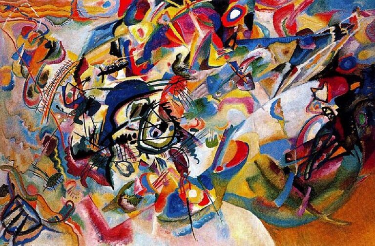 Soyutlama: Sanatta Gerçekliğin Ötesine Geçiş Kompozisyon VII (1913) Vassily Kandinsky,