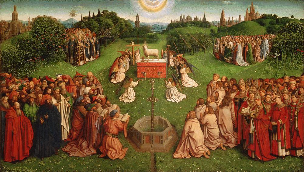Jan van Eyck – Kuzey Rönesansı’nın Sessiz Dehası ve Arnolfini’nin Gizemli Portresi Ghent Altarpiece 1432