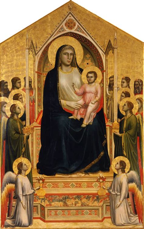 Giotto Kimdir? Erken Rönesans’ın Başlangıcında Figür, Mekân ve Duygu Ognissanti Madonna Madonna Enthroned