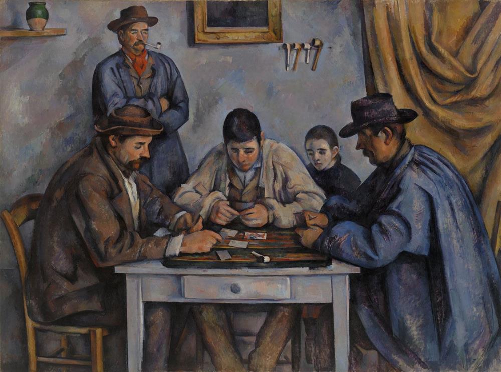 Paul Cézanne’ın “Kağıt Oynayanlar” (The Card Players) serisi