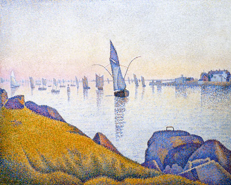 Paul Signac’ın “Akşam Sakinliği – Concarneau, Opus 220”: Renklerin Senfonisi