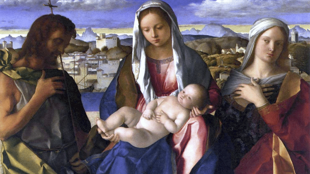 Sacra Conversazione – Azizlerle Meryem Ana ve Çocuk İsa