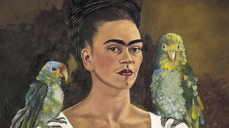 Ben ve Papağan (Me and Parrot, 1941) – Sessizlik, Bağlantı ve Kimlik Temsili Frida Kahlo'nun "Ben ve Papağan" tablosu,