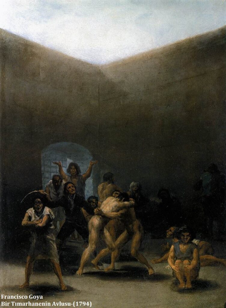 Deli Avlusu – Francisco Goya (1794) goya deli avlusu 4 1