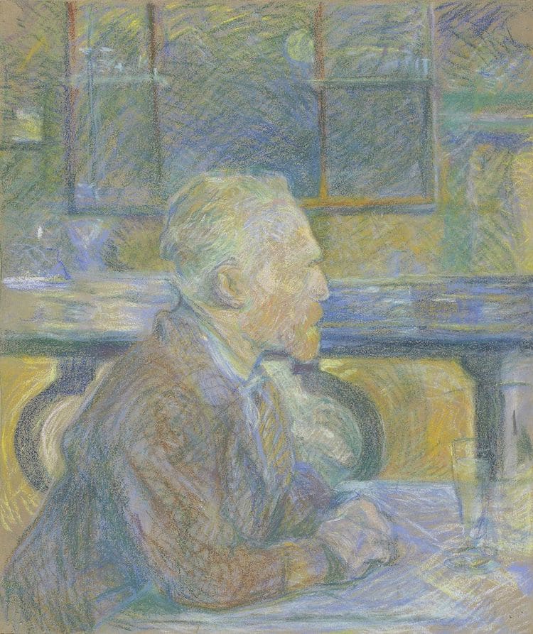 Bir Sanatçının Gözünden Diğeri: Toulouse-Lautrec’in Çizdiği Van Gogh Portresi henri de toulouse lautrec van gogh portrait 1 1