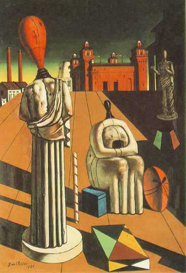 Giorgio de Chirico – Rahatsız Edici İlham Perileri: Metafiziğin Sessiz Tiyatrosu rahatsiz edici ilham perileri 1
