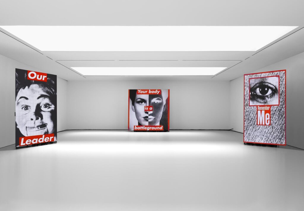 Çağdaş Sanattan Kavramsal Sanata: Biçimden Fikre Doğru Bir Dönüşüm Barbara Kruger – Untitled Your Body is a Battleground 1989