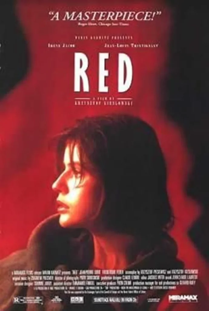 Krzysztof Kieslowski – Tesadüf, Vicdan ve Sessizliğin Sineması Krzysztof Kieslowski red blue