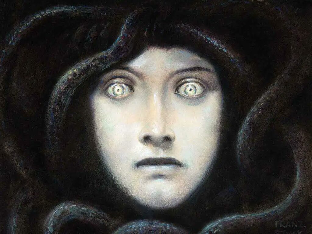 “Medusa’nın Bakışı: Arzunun, Korkunun ve Mitin Gözünden Franz von Stuck” medusanin gozleri