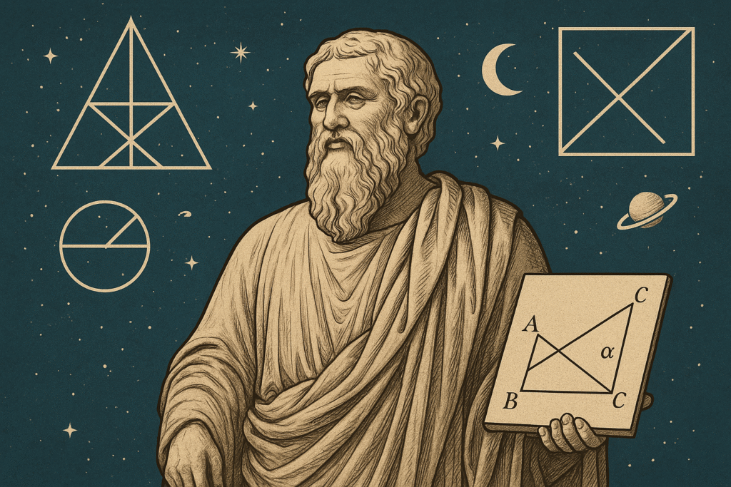 Geometrik Biçimlerin Felsefi Anlamı: Daire, Üçgen, Kare ve Doğrunun Düşünceyle İlişkisi platon geometri 1