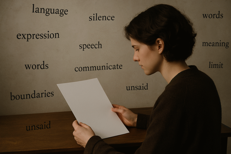 Poetika ve Dilin Sınırları: Söylenemeyenin Eşiğinde Şiir Poetika ve Dilin Sınırları: Söylenemeyenin Eşiğinde Şiir