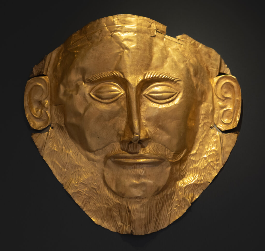 Miken Sanatı: Erkek Egemenliği, Anıtsallık ve Savaşçı Estetik -VI Athens — Mask of Agamemnon