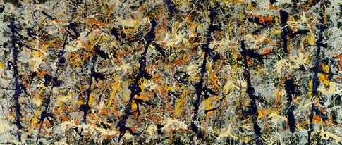 Action Painting: Sanatın Süreçleşmesi ve Yönsüz Yüzeyin Doğuşu -XVII Blue Poles Jackson Pollock painting