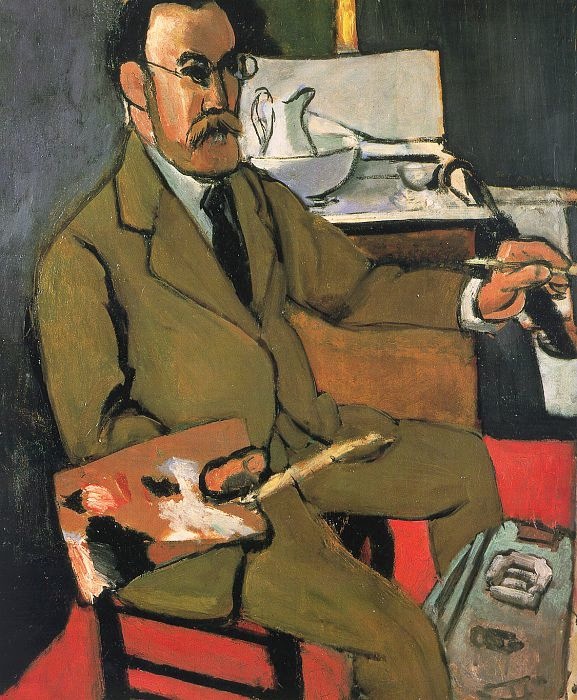 Şapkalı Kadın (Woman with a Hat, 1905) – Matisse’in Fovist Patlaması Henri Matisse 1918 Portrait du peintre Autoportrait Self