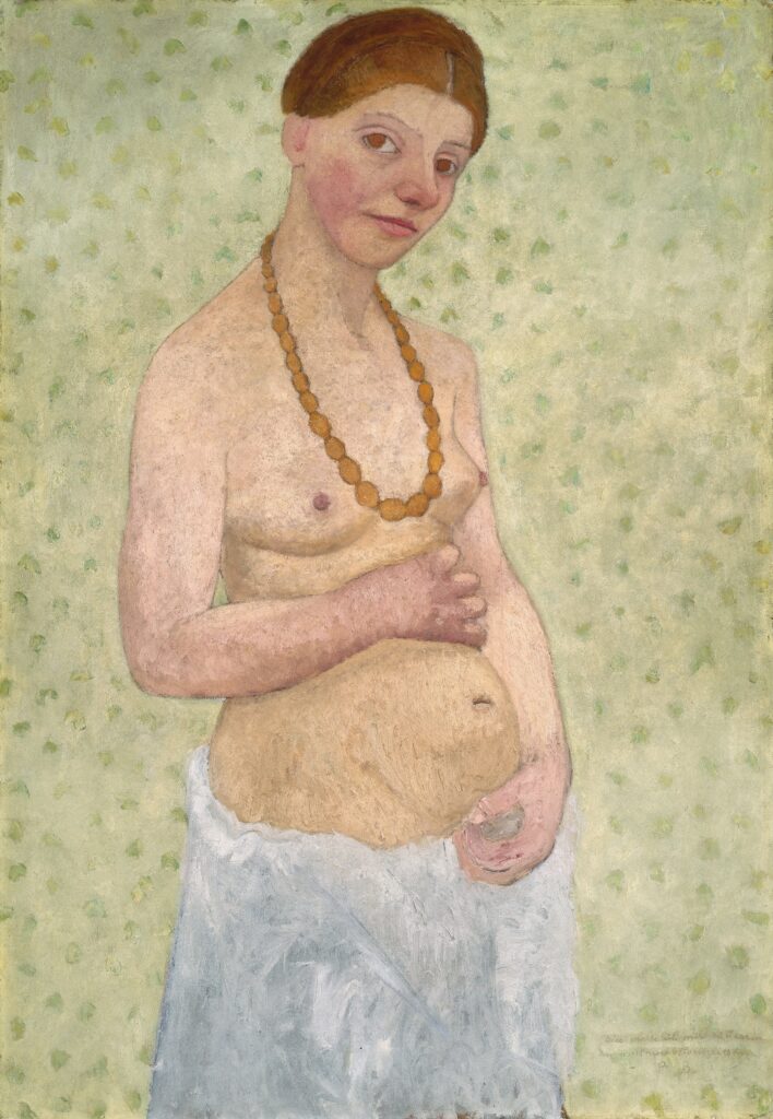 Paula Modersohn-Becker – Kadınlık ve İçsel Yalnızlık Paula Moderson Becker Selbstbildnis am 6 Hochzeitstag 1906 1