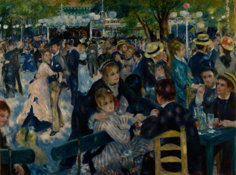 İzlenimcilik: Algının Anlık Fenomenolojisi Pierre-Auguste Renoir — Bal du moulin de la Galette (1876) Galette Yel Değirmeninde Balo