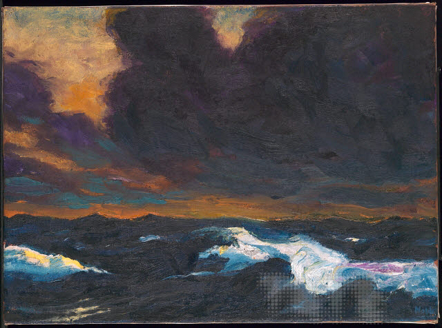Emil Nolde: Renkle Dua Etmek – Dini İmgelem, İlkel İfade ve Rengin Patlaması emil nolde The Sea B