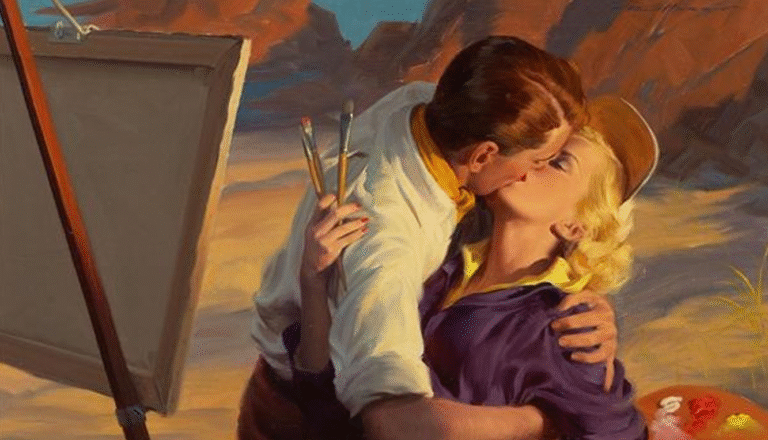 Tuvalde Aşk – Robert G. Harris’in “A Kiss from Johnny” Adlı Eserinde Estetik ve Arzunun Kesişimi robert g harris