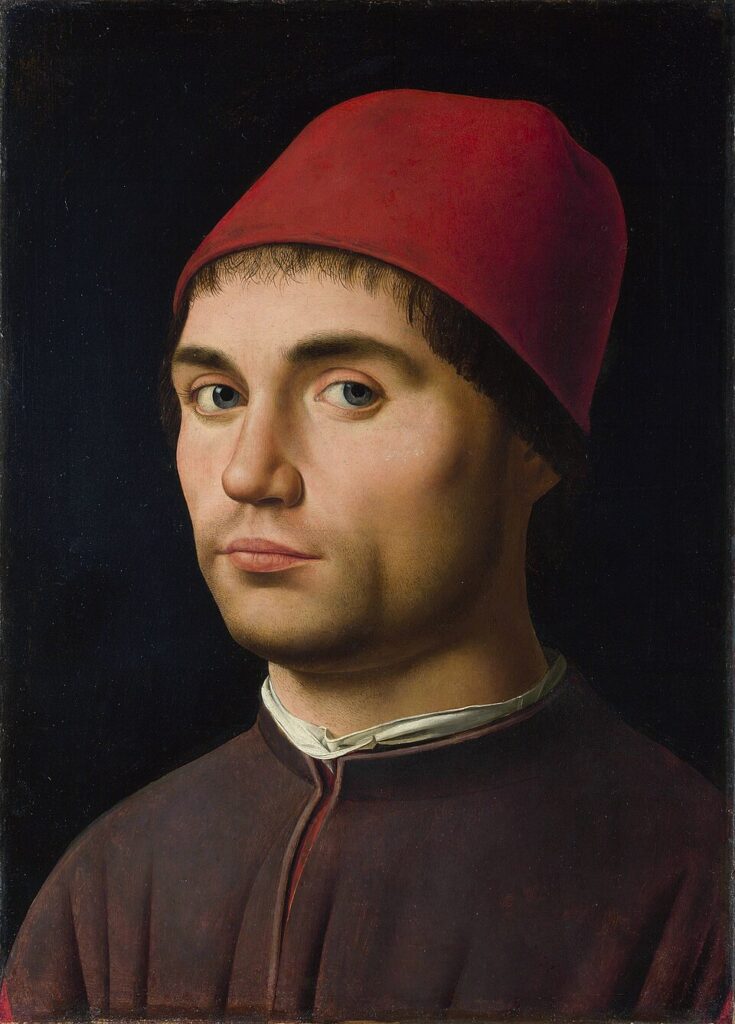 Antonello da Messina: Kuzeyin Işığında Güneyli Bir Yüz — Portrede Derinlik ve Yağlı Boyanın Estetik Devrimi -XV Antonello da Messina Portrait of a Man National Gallery London