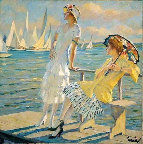 Yelkenliler ve Işıkla Duran Kadınlar: Edward Cucuel’in Yaz Gününde Güzellik, Hareketsizlik ve Modernite Edward Alfred Cucuel