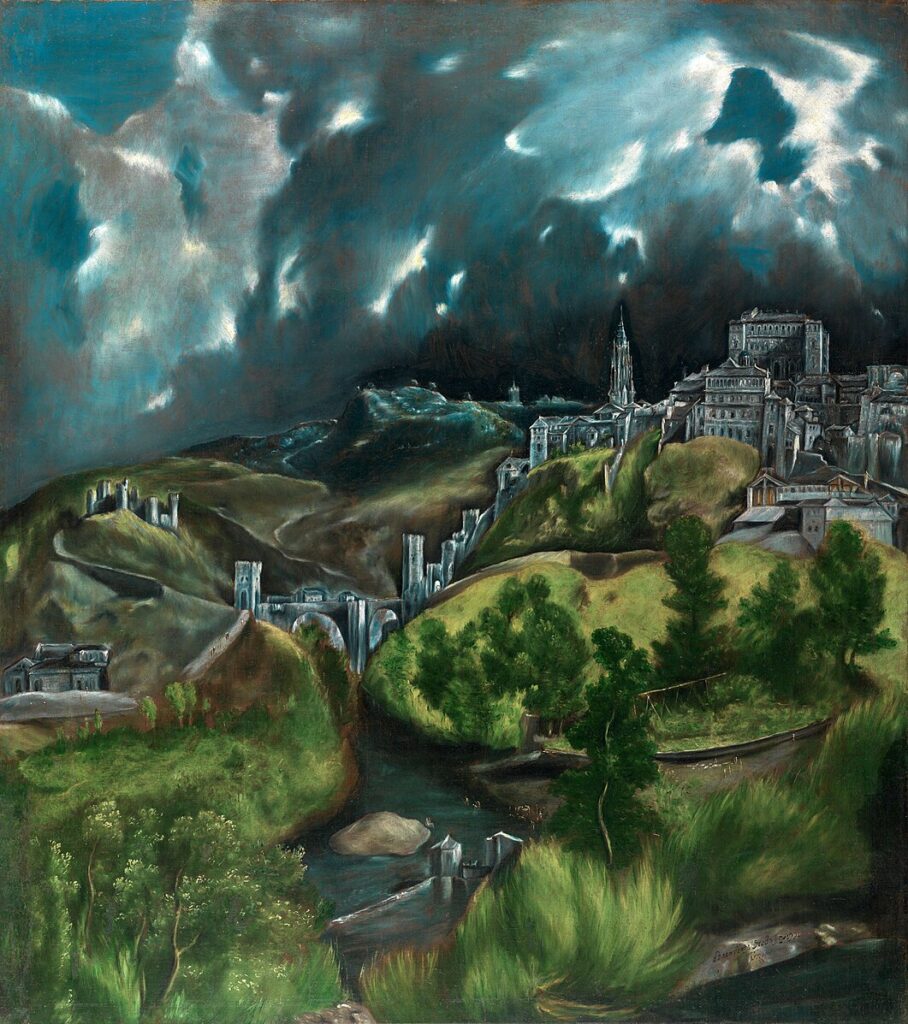 El Greco – View of Toledo (c. 1596–1600)
