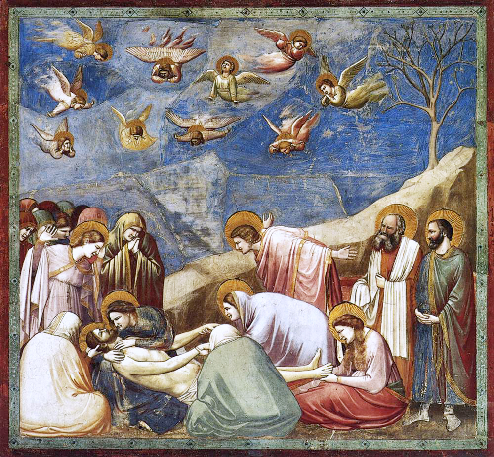 Giotto’nun Padova’daki Scrovegni Şapeli: Görsel Anlatının Teolojisi ve Erken Rönesans’ın Eşik Noktası - XIX Giotto Scrovegni 36 Lamentation The Mourning of Christ adj