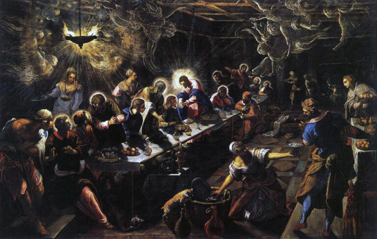 Heinrich Wölfflin – Biçimsel Karşıtlıklar ve Üslup Dönüşümü Jacopo Tintoretto The Last Supper WGA22649