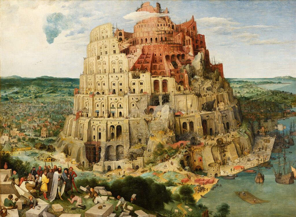 Babil Kulesi: Yükselmenin İmgeleri, Çöküşün Katmanları Pieter Bruegel the Elder The Tower of Babel Vienna Google Art Project edited