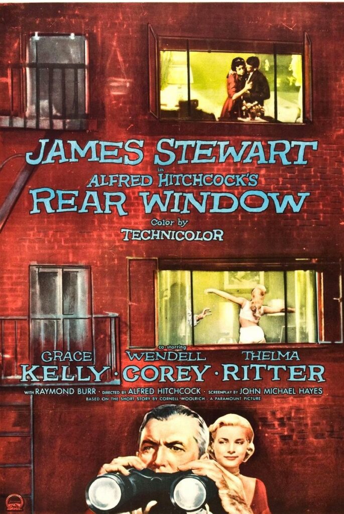 Erkek Bakışı, Psikanaliz ve Sinema: Laura Mulvey’nin Görsel Temsil Teorisi Rear Window film poster