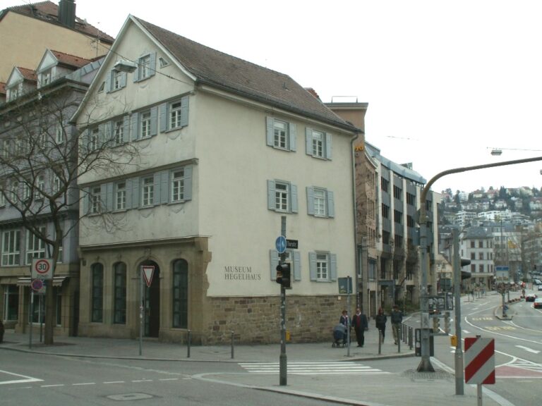 Hegel’e Göre Felsefe: Tinin Kendini Kavramla Düşünmesi Olarak Hakikat Stuttgart Hegel Birthplace 2006 04 09a