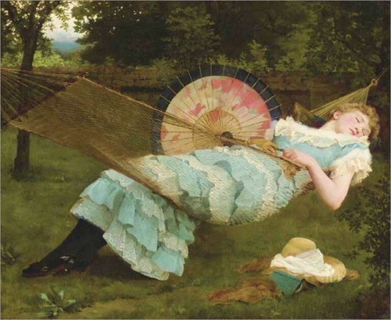 “Tatlı Dinlenme: Valentine Prinsep’te Uykunun Estetiği ve Kadınlık Hâli” Valentine Cameron Prinsep 1838–1904 Sweet Repose