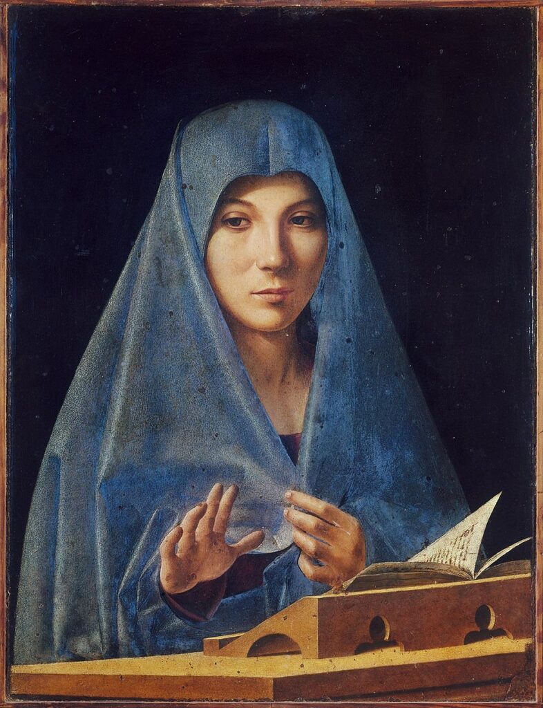 Antonello da Messina: Kuzeyin Işığında Güneyli Bir Yüz — Portrede Derinlik ve Yağlı Boyanın Estetik Devrimi -XV Virgin Annunciate by Antonello da Messina Galleria Regionale della Sicilia Palermo 1