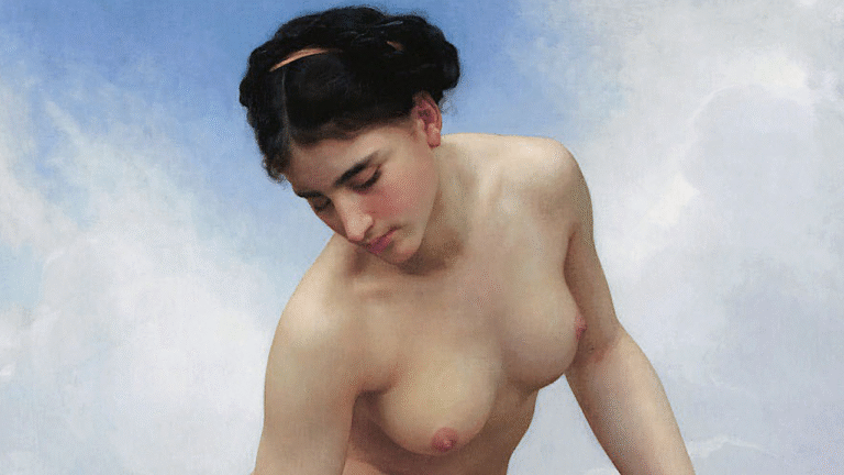 William-Adolphe Bouguereau – Banyodan Sonra (After the Bath) (1875) after the bath