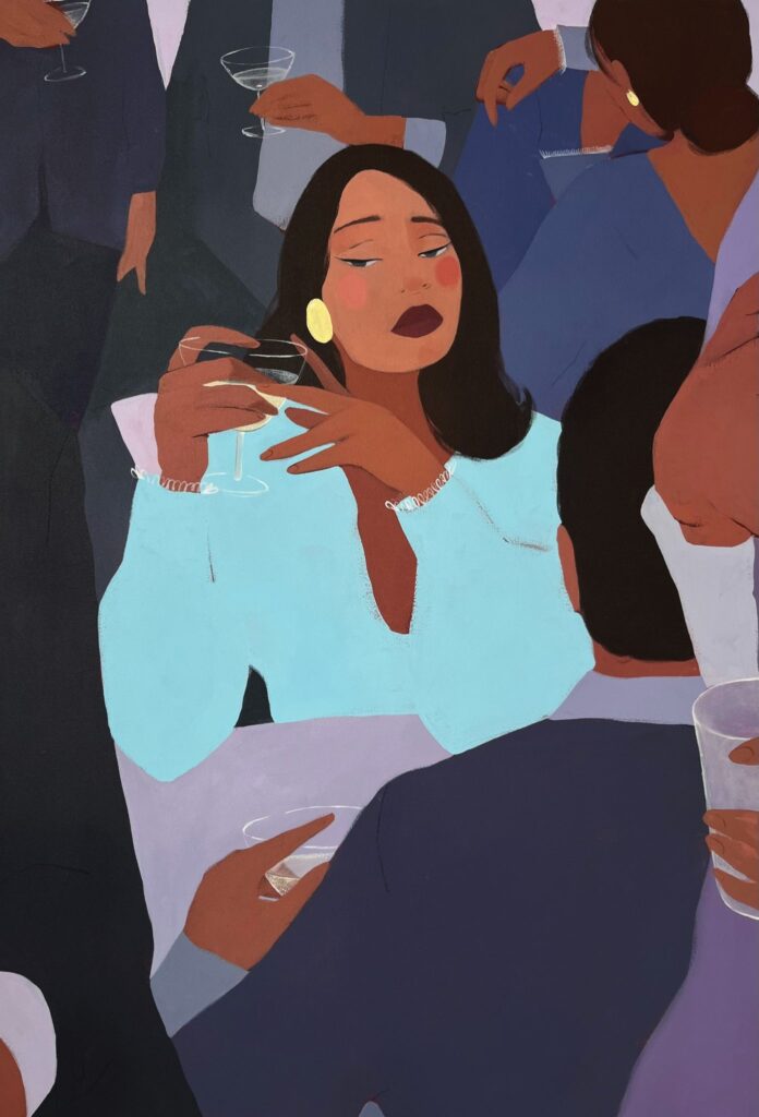 İçeriden Bakan Kadınlar – Jenya Datsko’nun Figüratif Sessizliği ve Duygusal Yalıtılmışlık Estetiği blue12 1391x2048 1