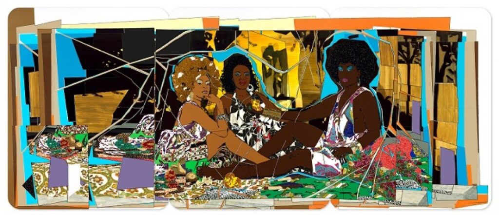 Mickalene Thomas – Parıltı, Beden, Kadınlık mickalene thomas.filomythos