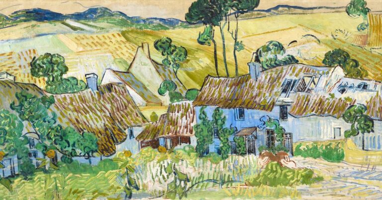 Van Gogh – Auvers Yakınlarındaki Çiftlikler van gogh filomyhtos