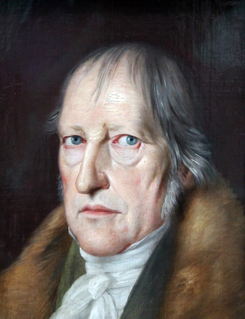 Jakob Schlesinger (1792–1855) 
Bildnis des Philosophen Georg Wilhelm Friedrich Hegel, Berlin 1831 
Kaynak: https://commons.wikimedia.org/
