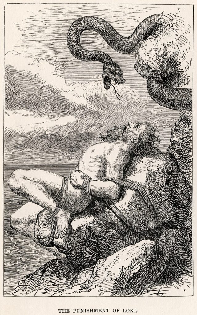 Loki'nin cezalandırılması, Louis Huard
Kaynak: https://tr.wikipedia.org/wiki/Dosya:Louis_Huard_-_The_Punishment_of_Loki.jpg