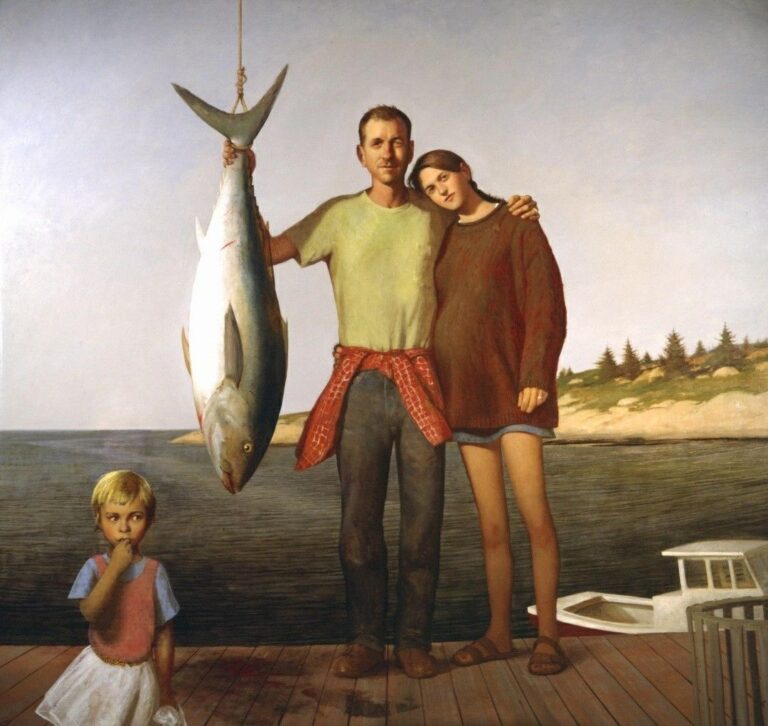 Bo Bartlett – Aile ve Balık: Donmuş Zafer, Sessiz Gerilim, Modern Kutsal Sahne Bo Bartlett