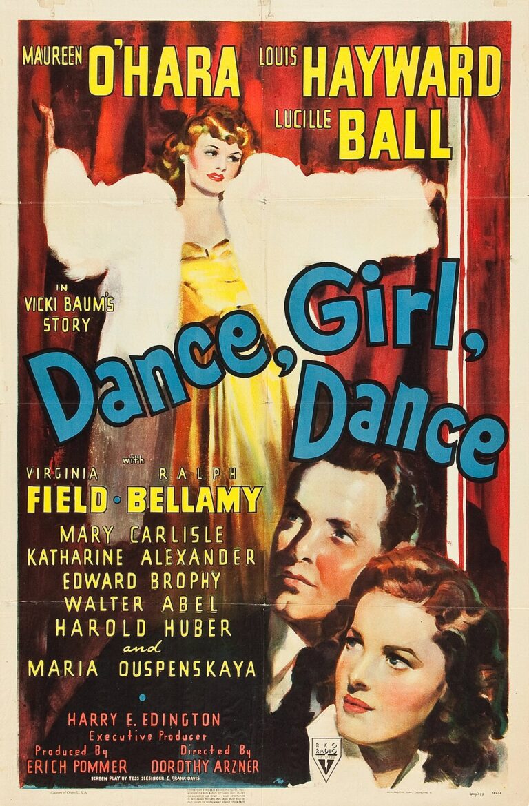 Kadının Sahnedeki Mücadelesi: Dorothy Arzner’in Dansa Devam (1940) Filminde Sanat, Piyasa ve Bakışın Tersyüzü Dance Girl Dance 1940 film poster