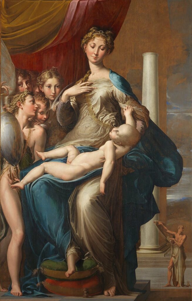Eser: Uzun Boyunlu Madonna
Sanatçı: Parmigianino
Tarih: 1535–1540
Koleksiyon: Uffizi Galerisi, Floransa
Kaynak: Wikipedia
Lisans: Public Domain