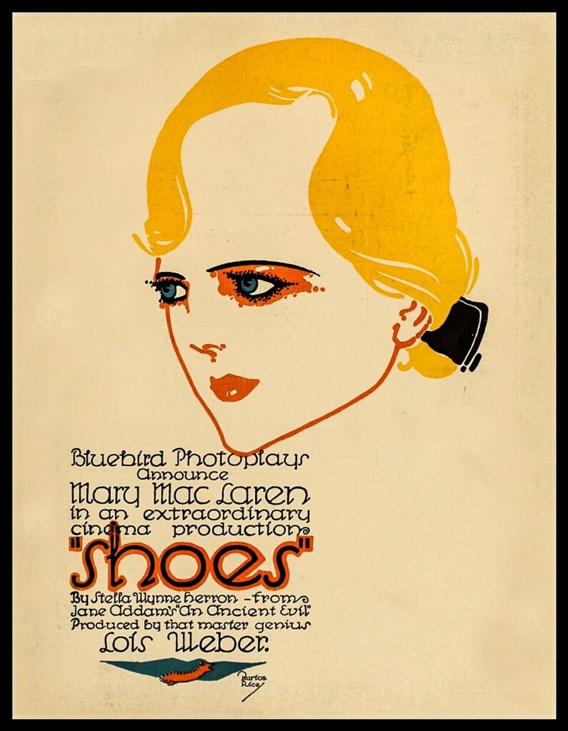 Poster by Burton Rice for the film "Shoes", 1916
Kaynak:https://commons.wikimedia.org