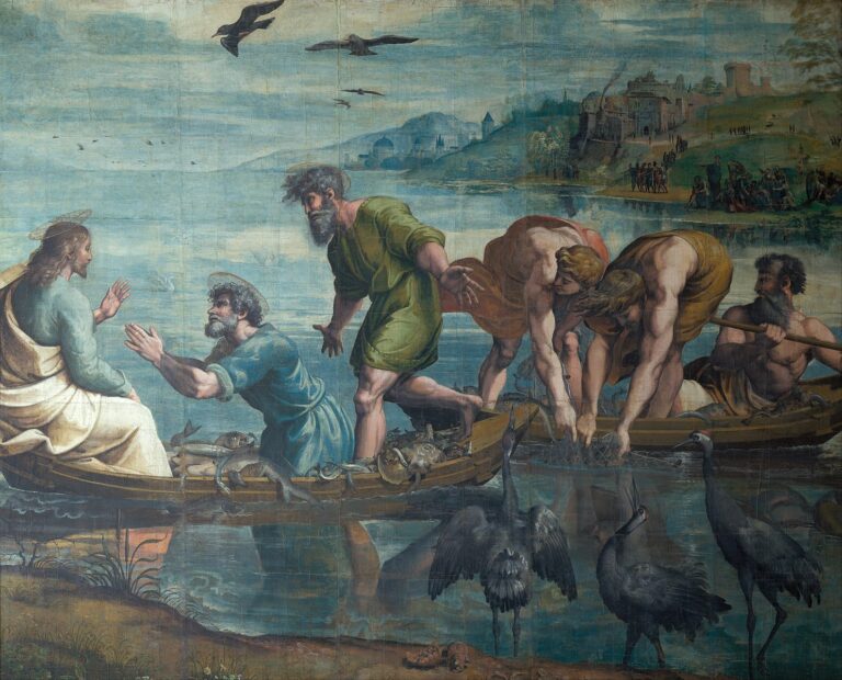 Afişe Edilen ile İfşa Edilen Arasında: Panofskyci Bakışın Gücü Raphael The Miraculous Draft of Fishes Google Art Project 1