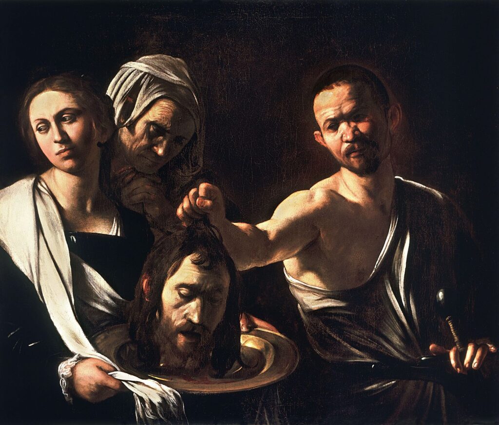 Caravaggio – Salome with the Head of John the Baptist (Salome, Vaftizci Yahya’nın Başıyla), 1610
Kaynak: https://commons.wikimedia.org/wiki/
File:Salome_with_the_Head_of_John_the_Baptist-Caravaggio_(1610).jpg