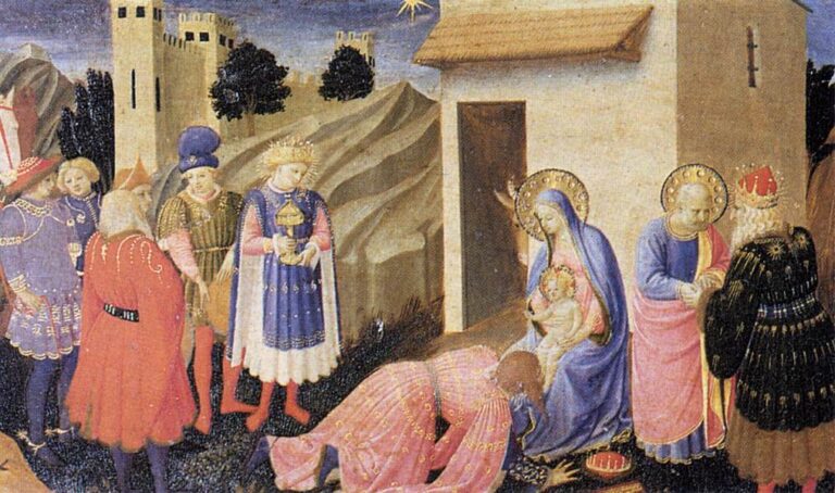 Fra Angelico – Adoration of the Magi (Müneccimlerin Tapınması): Teolojik Temsilin Erken Rönesans İnşası angelico